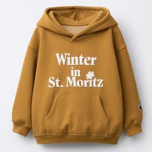 Zara Tan Hoodie - Winter in St. Moritz
